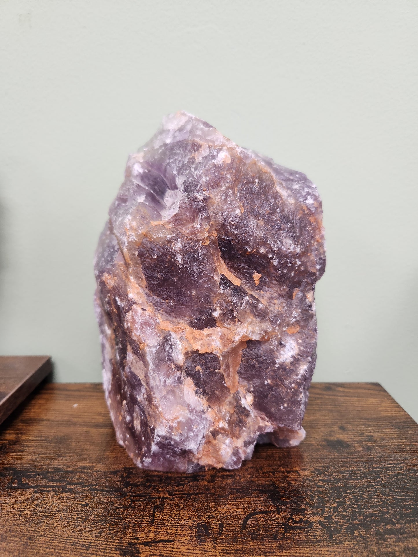 Semi-polished Amethyst Statement Piece