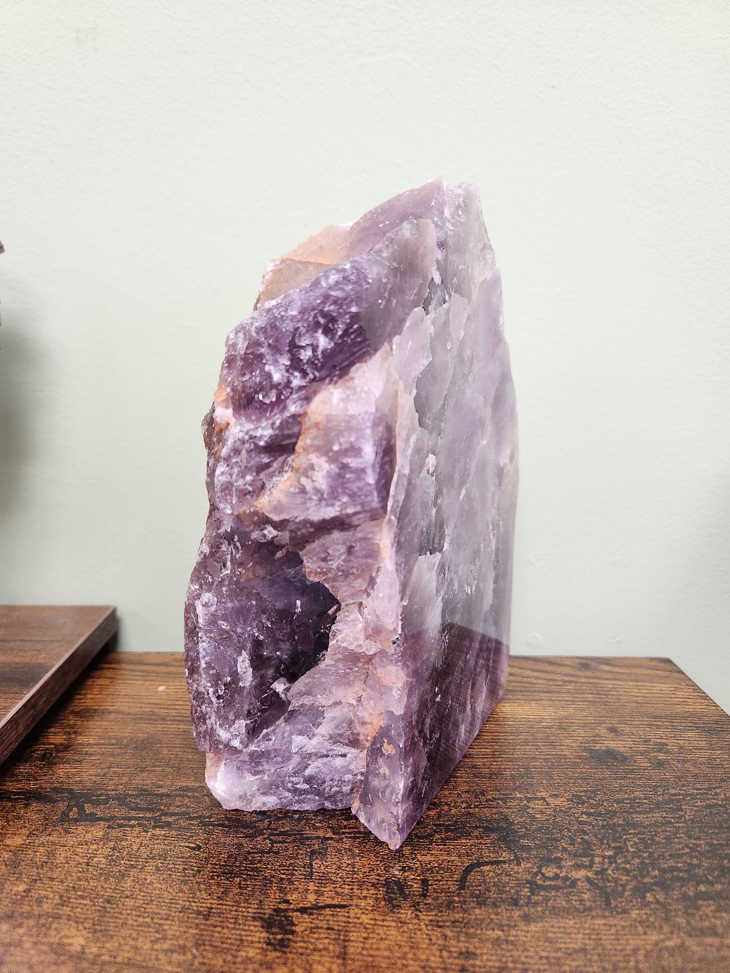 Semi-polished Amethyst Statement Piece